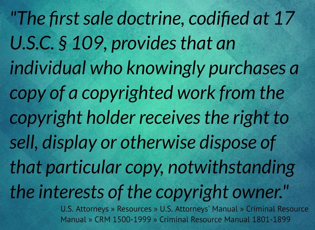 Copyright-Infringement-First-Sale-Doctrine