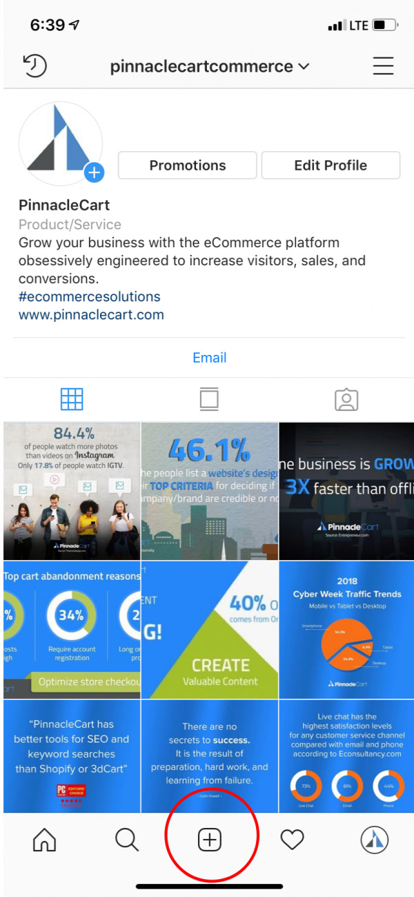 Instagram library