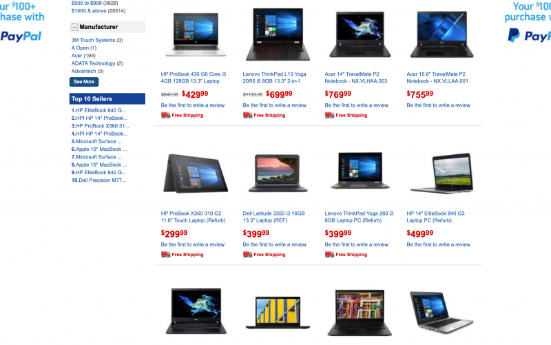 Laptop Product Category