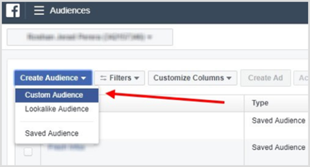 Facebook audiences