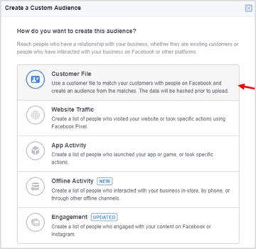 create custom audience