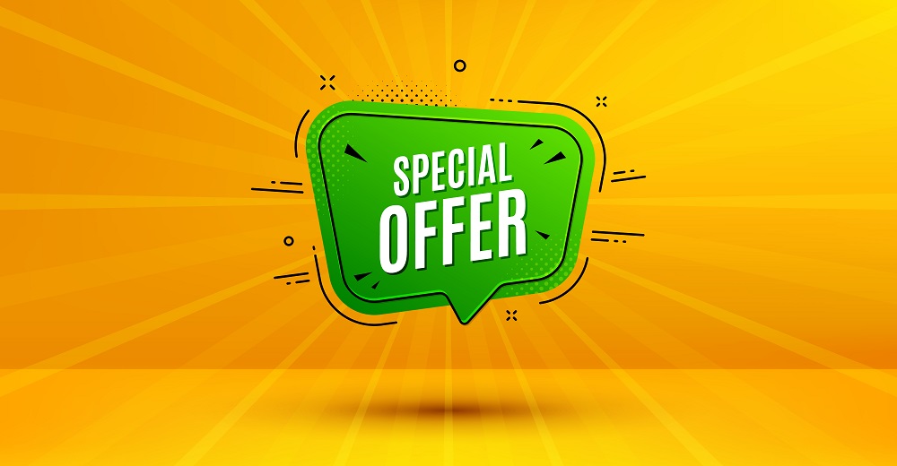 special offers and discounts