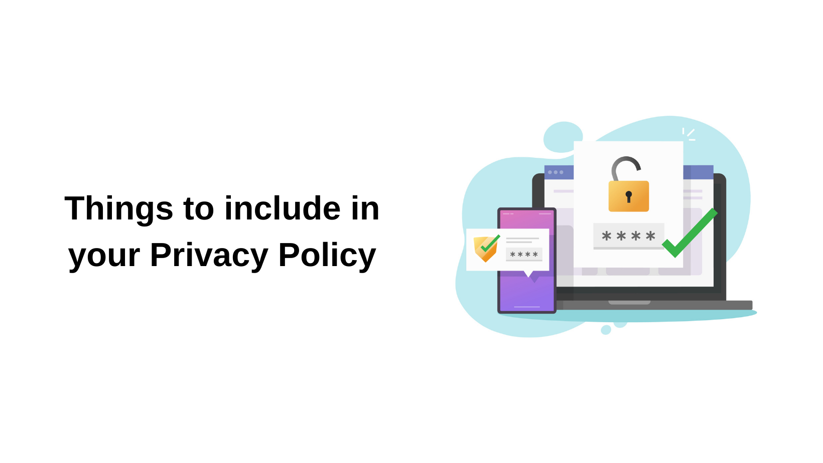 things to include in your privacy policy